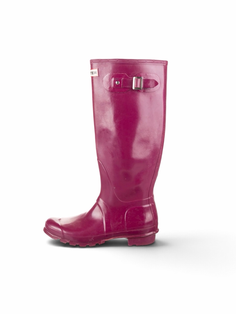 Hunter Berry Waterproof Knee High Rain Boots Women's Size 9 Pull On Rubber